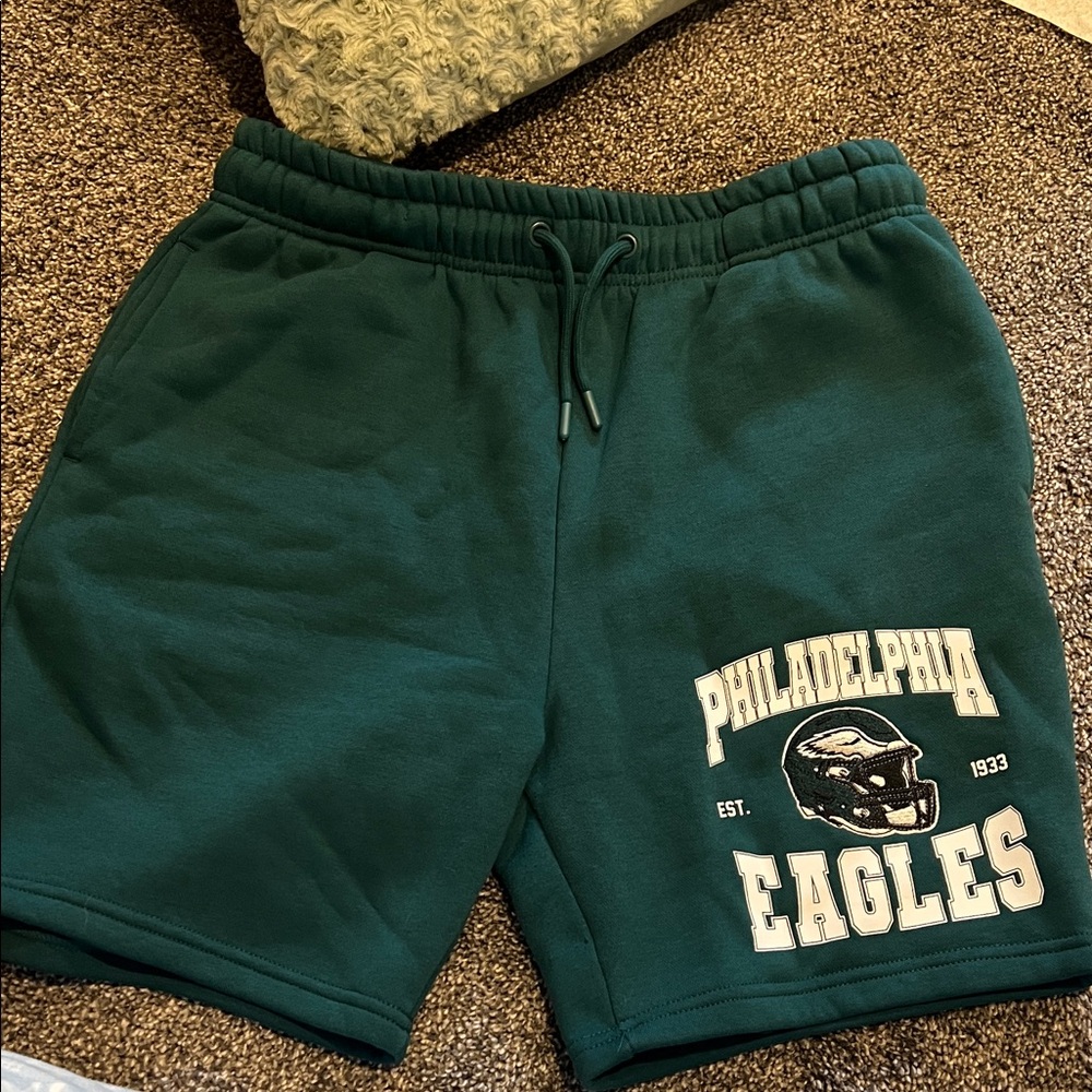 Primark Dark Green Philadelphia Eagles Shorts